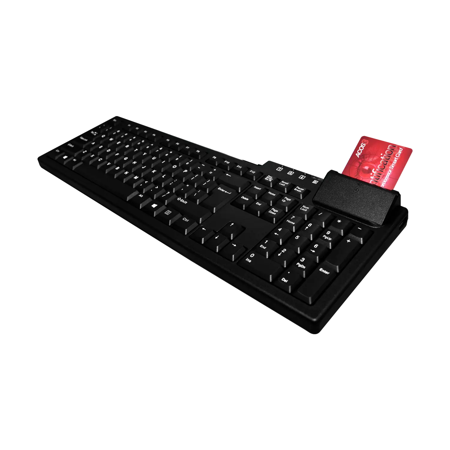 Keyboard with Credit Card Slot
