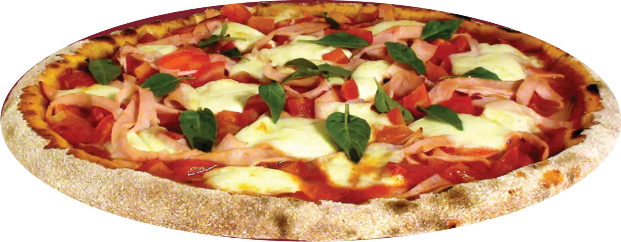 Delicious Italian Pizza with Basil