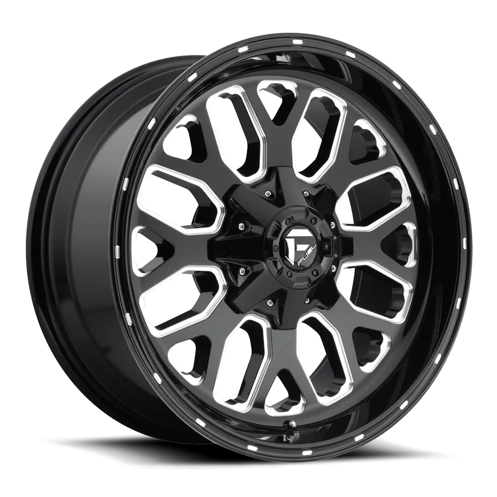 Sleek Black Car Wheel Design