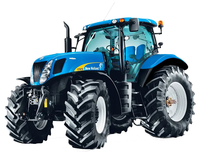 Blue Tractor for Farming Use