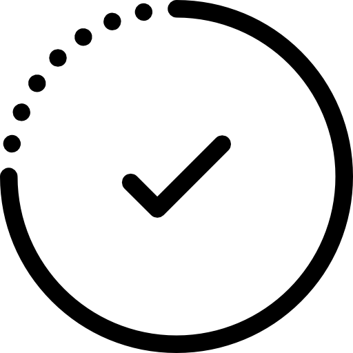 Minimalist Checkmark Icon Design