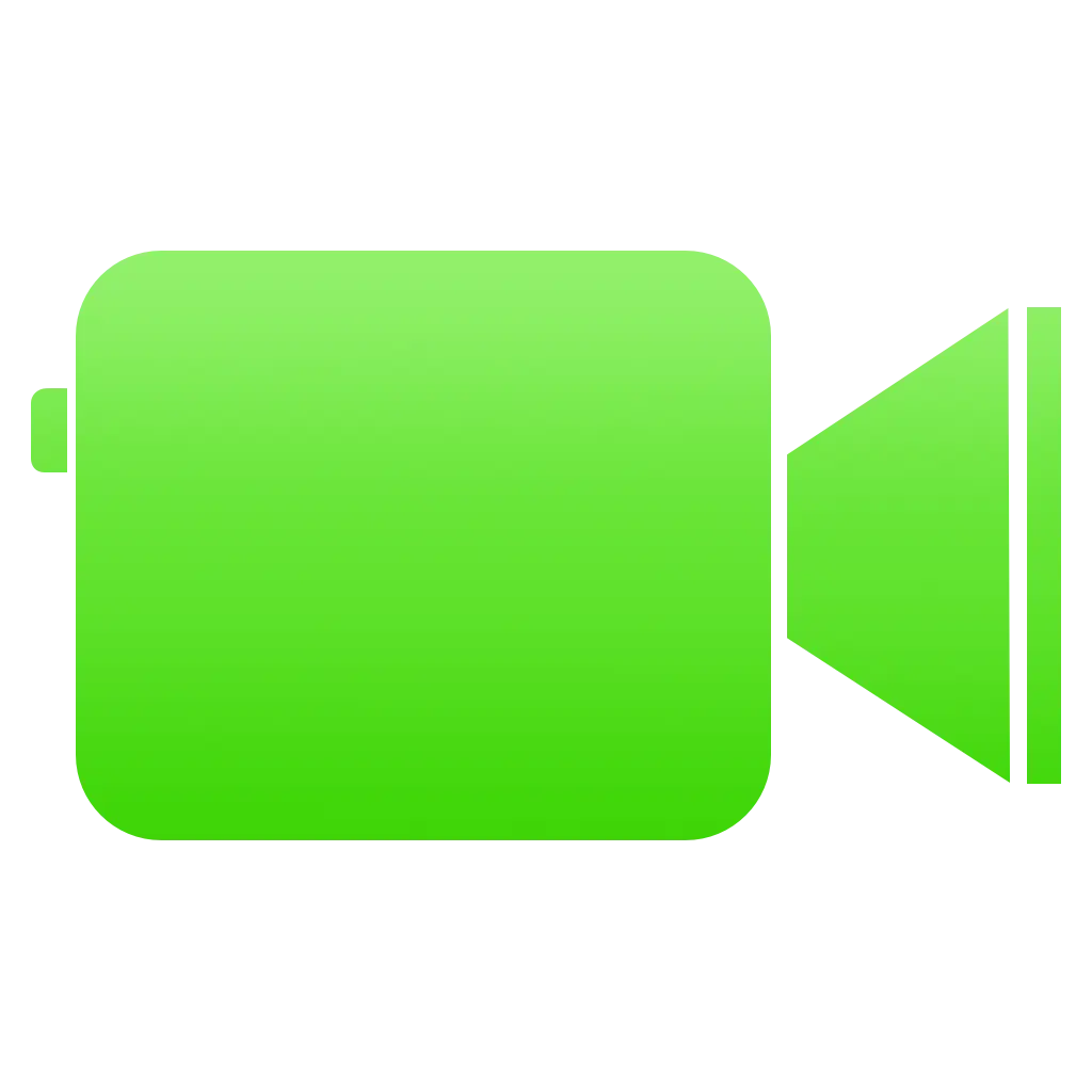 Green Video Camera Icon