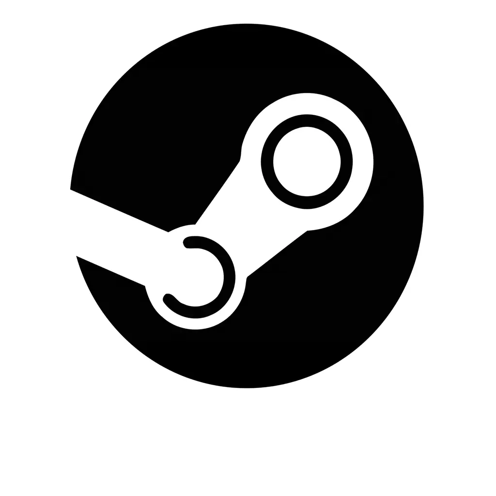 Steam Logo Representing Gaming Platform