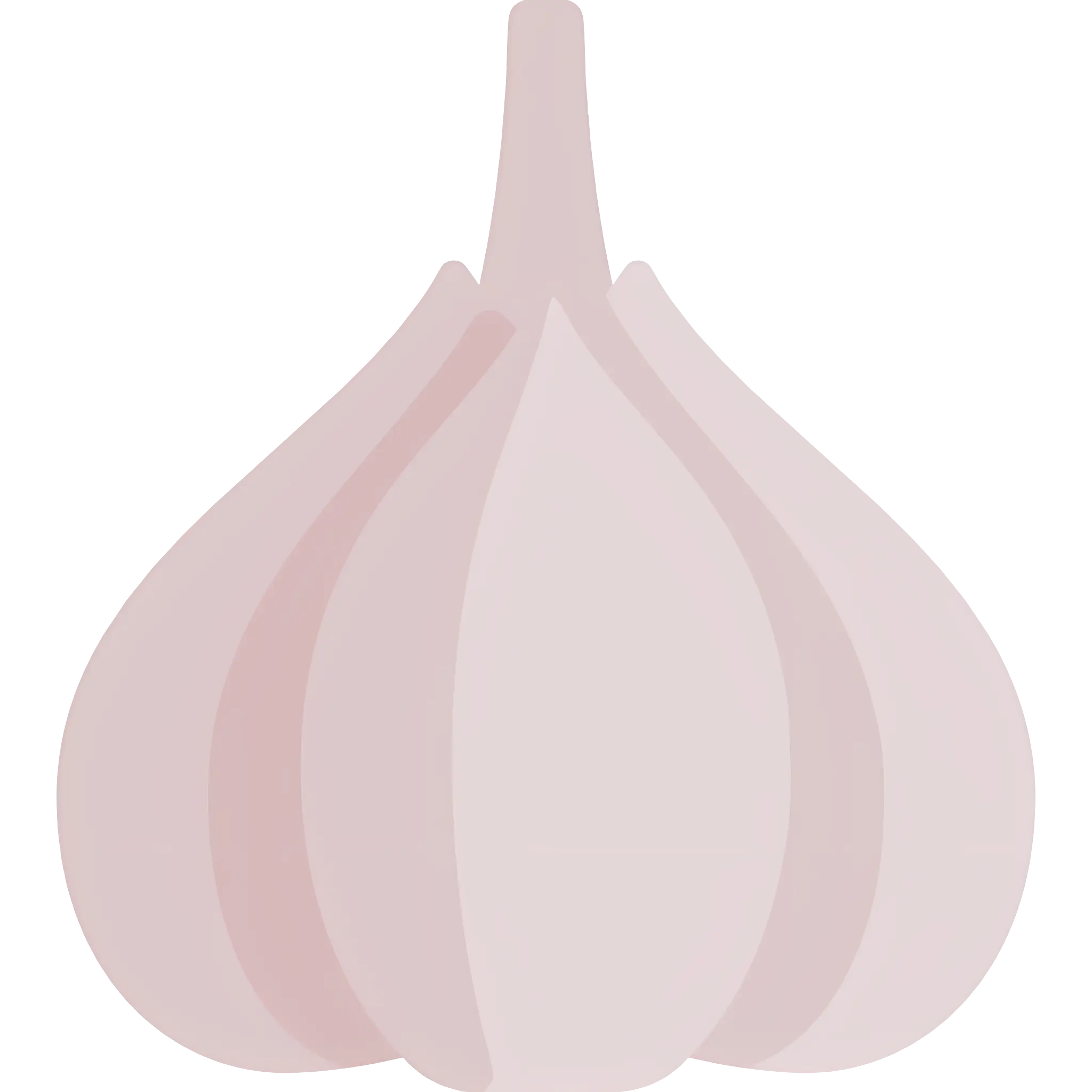 Garlic Bulb Cartoon Illustration