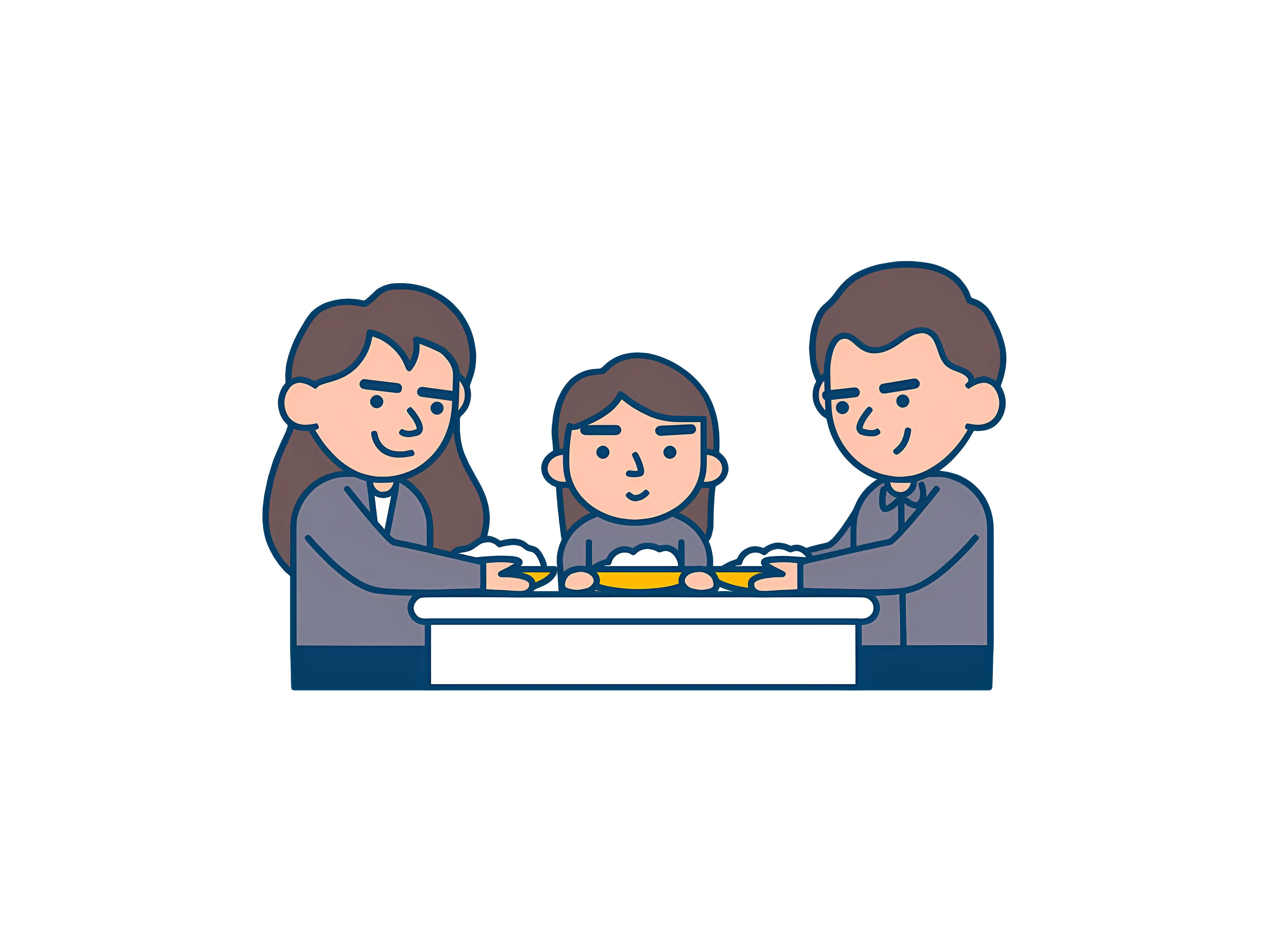 Family Having Dinner