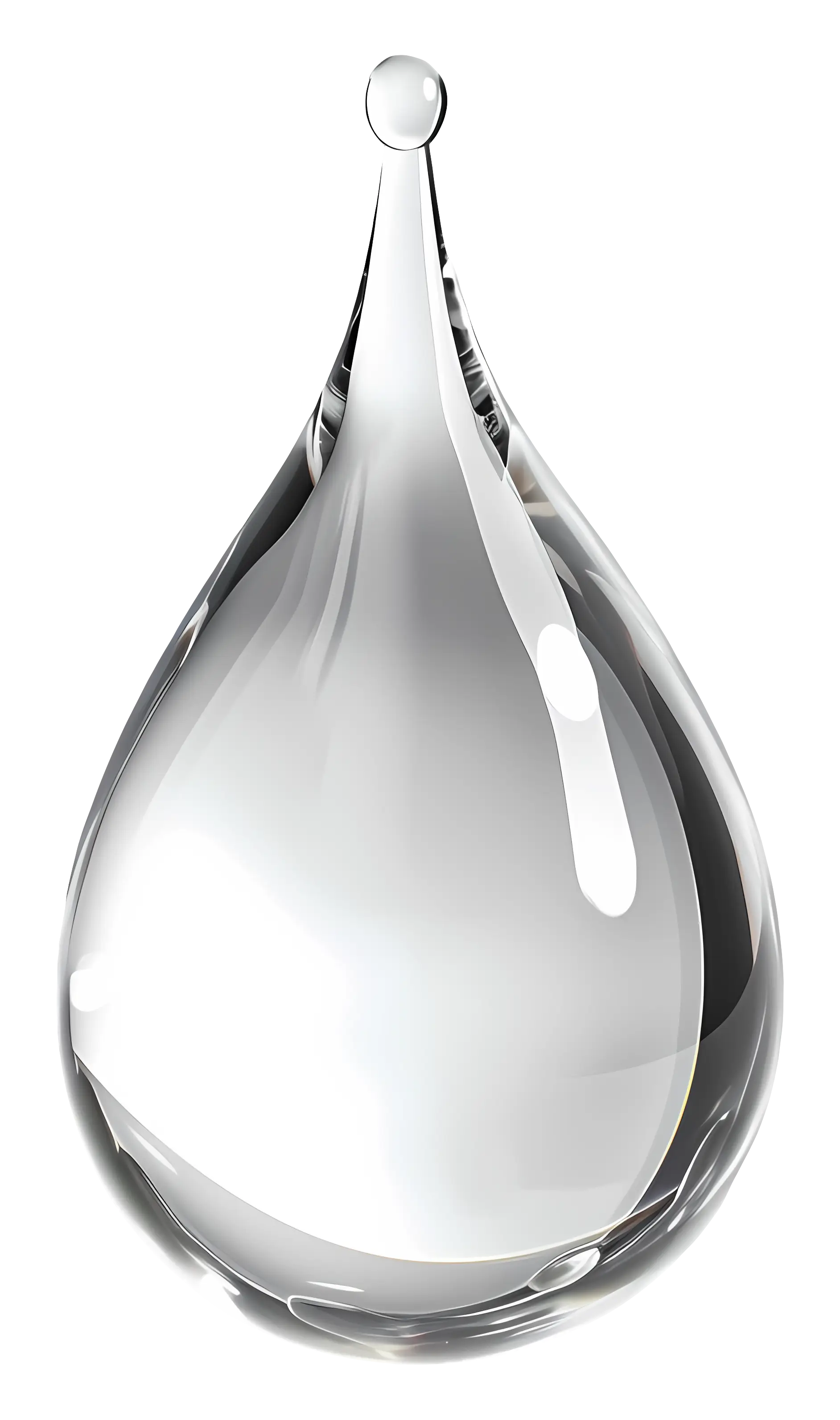 Transparent Water Droplet Illustration