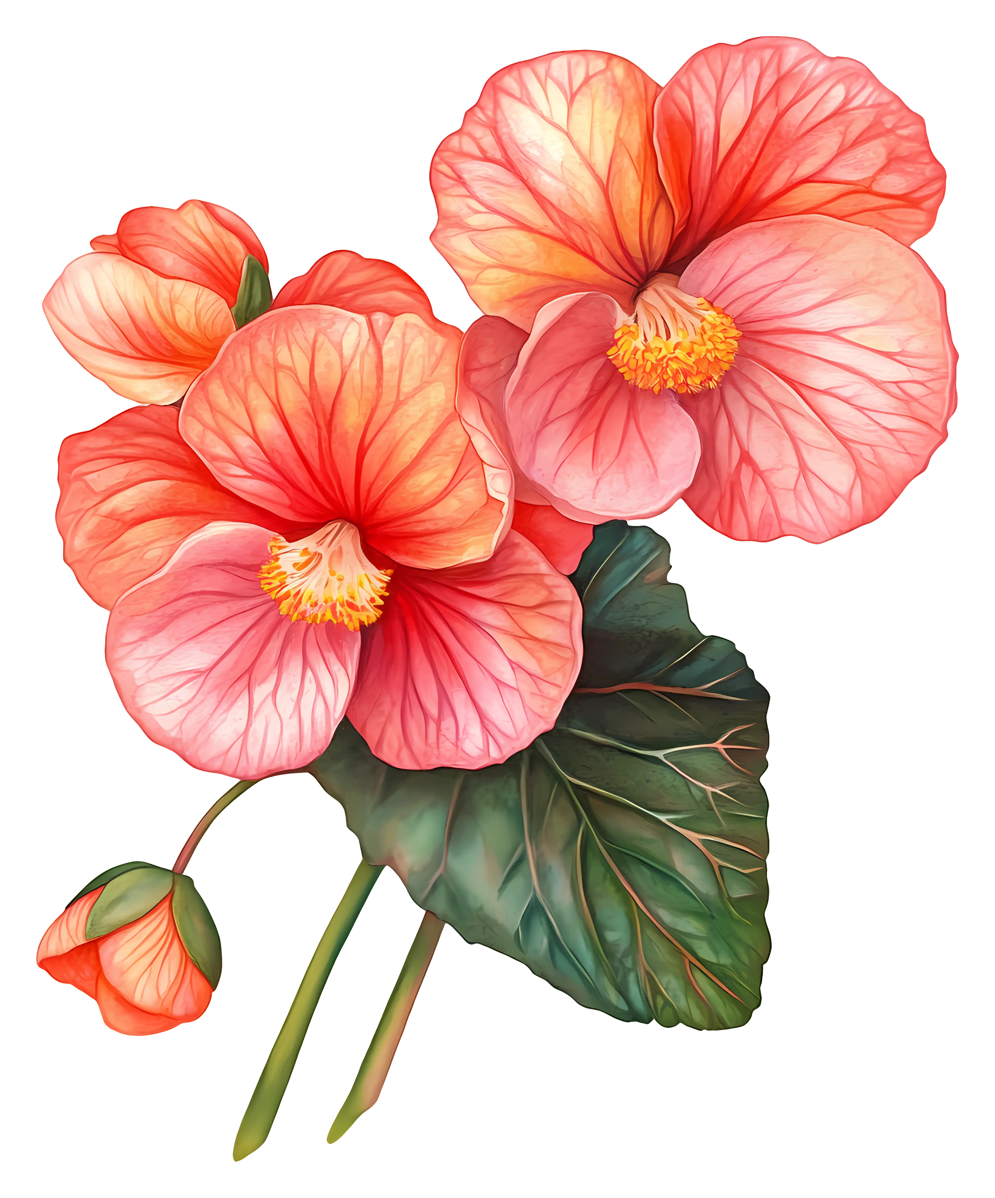 Vibrant Orange Flowers
