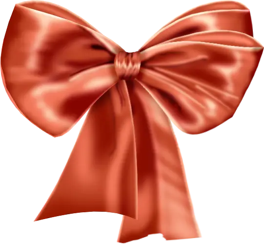 Shiny Red Ribbon Bow for Gift Wrapping