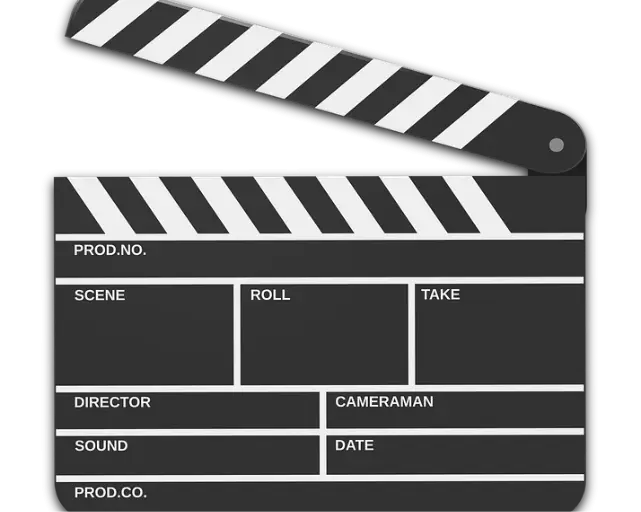 Classic Film Clapperboard