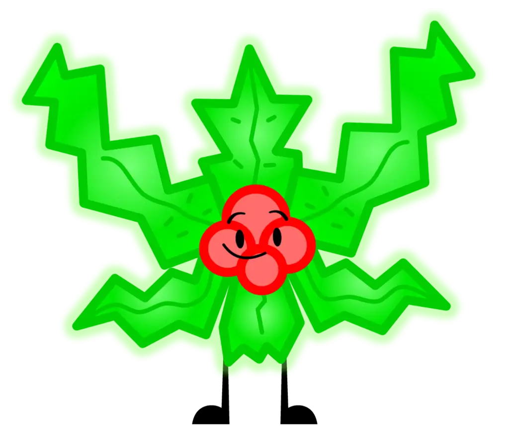 Cartoon Leaf with Face