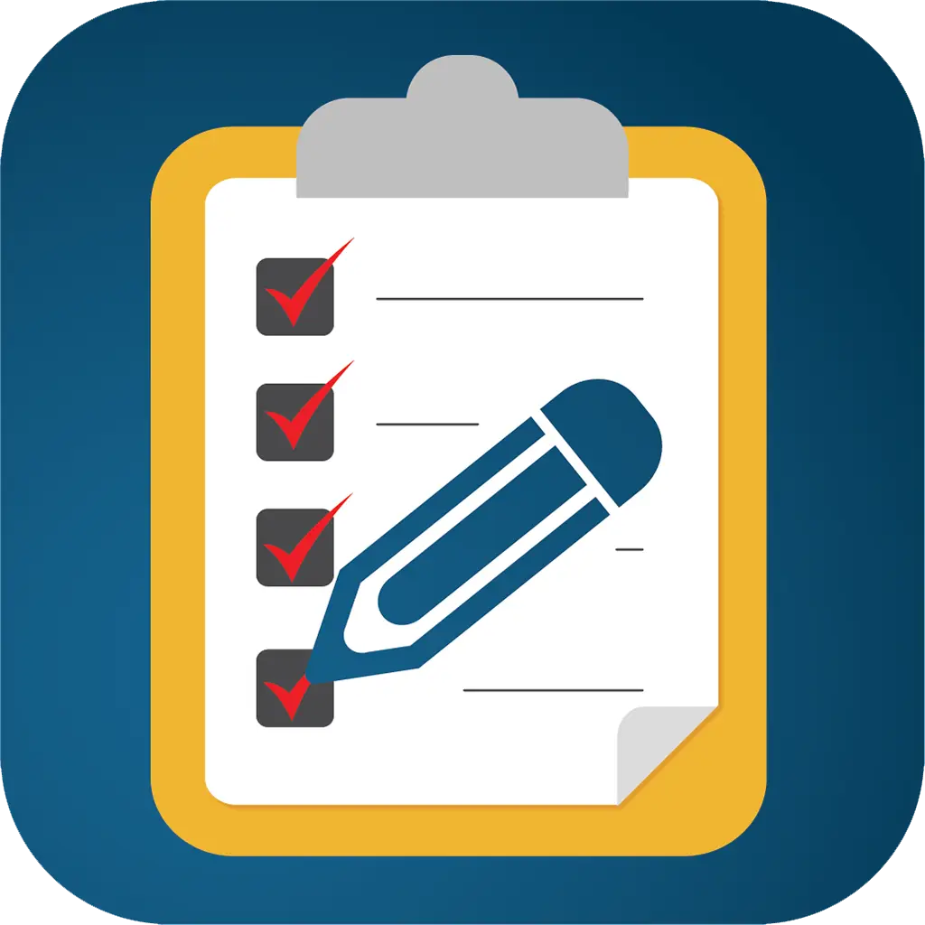 Checklist with Pencil on Clipboard