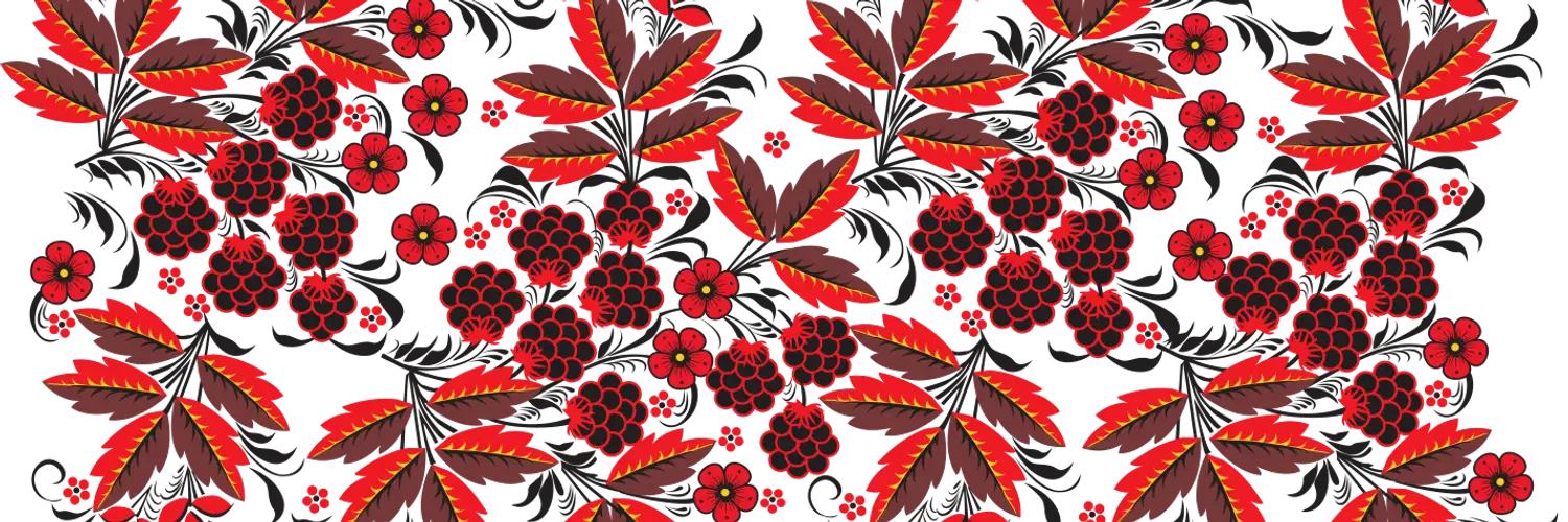 Red Floral Pattern