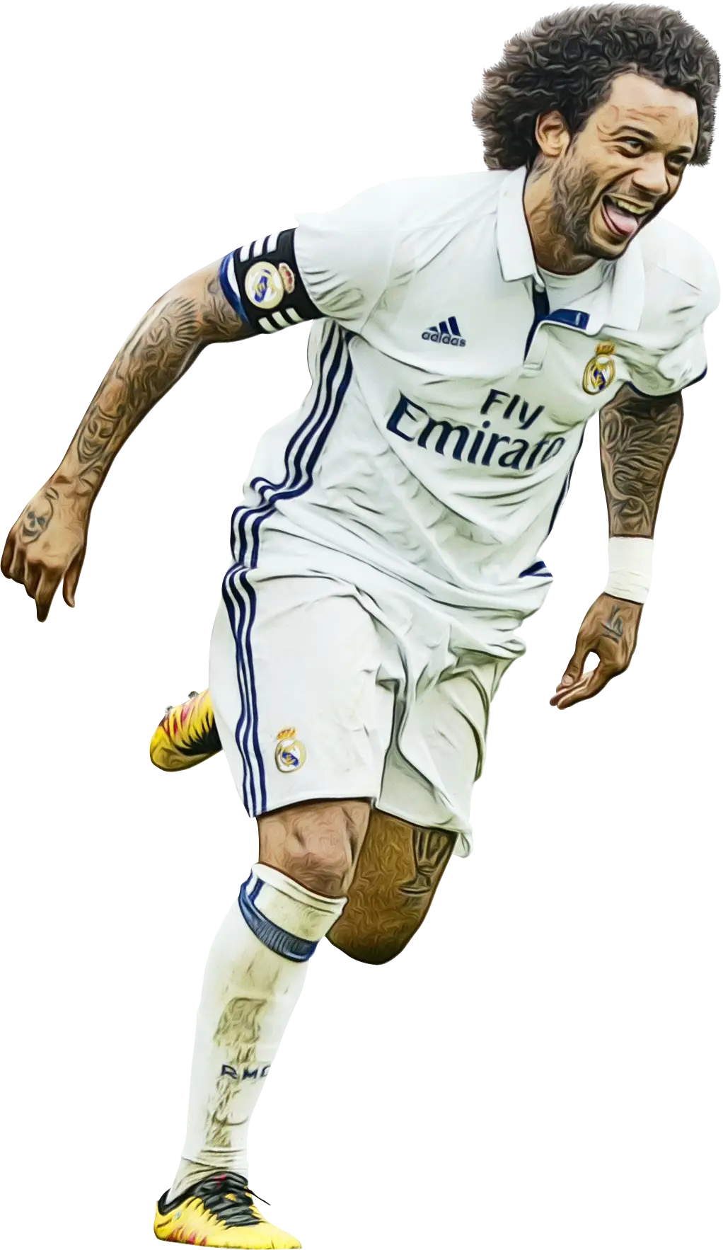 Soccer Player Celebrating a Victory