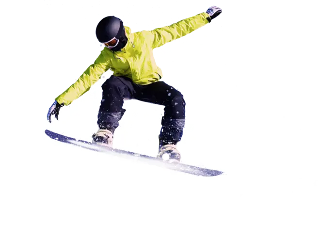 Snowboarder Performing a Thrilling Jump