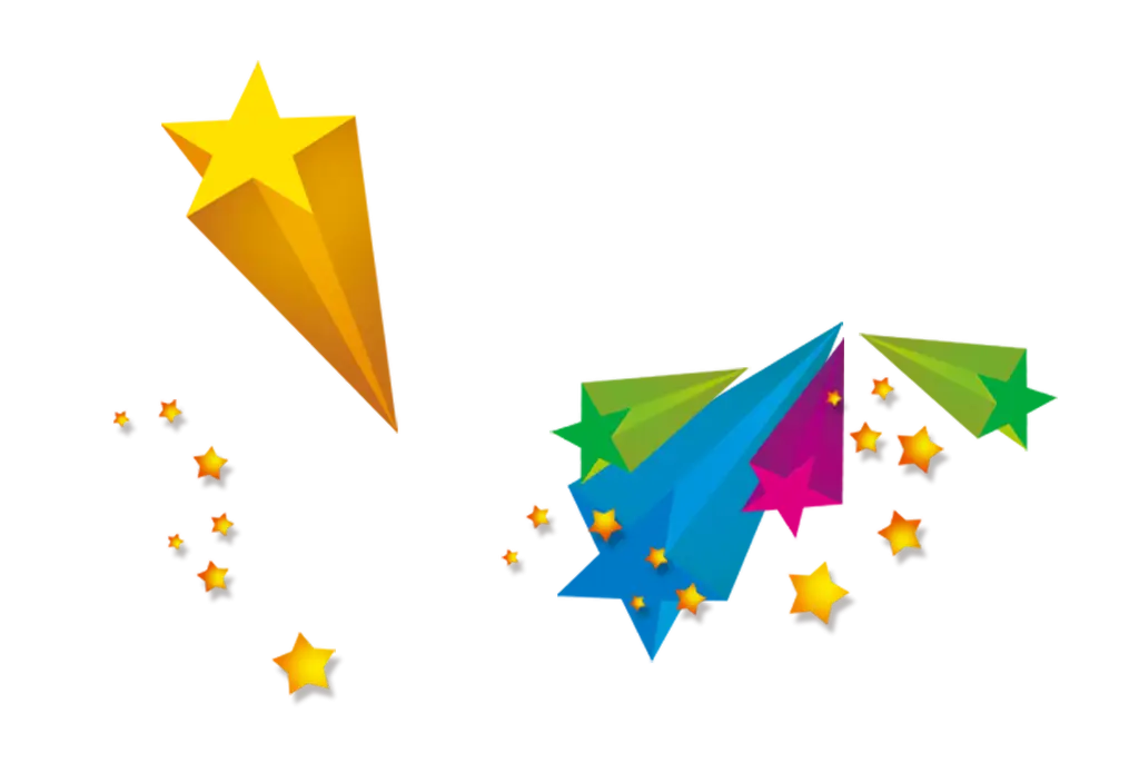 Colorful Stars Decoration