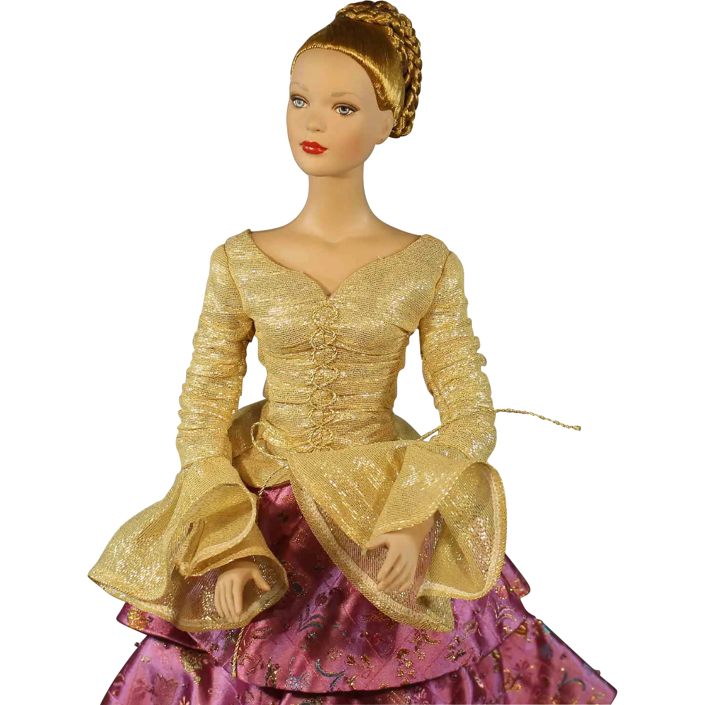 Vintage Doll in Elegant Dress