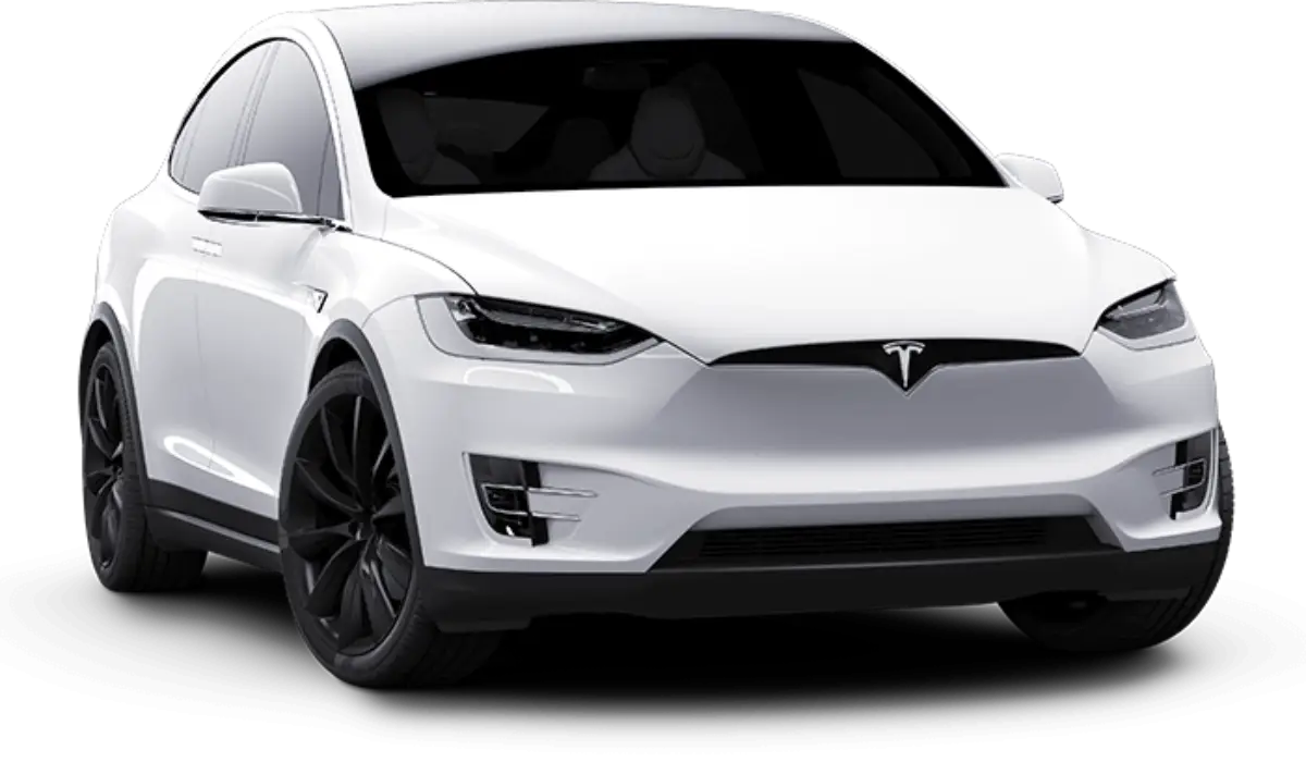 Modern White Electric Car