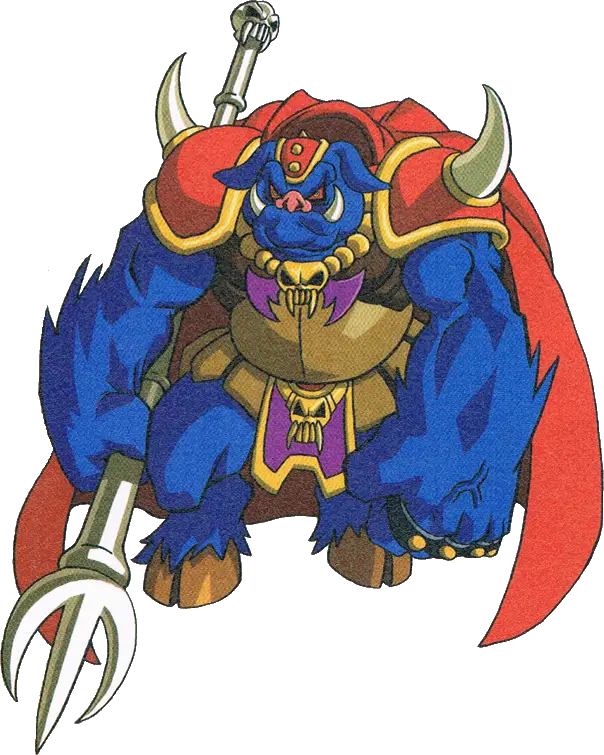 Blue Monster Warrior with Armor