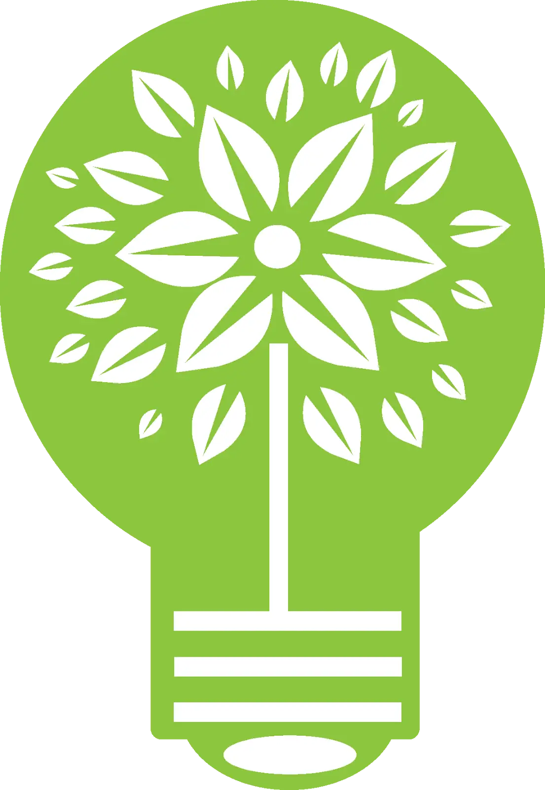 Eco-friendly Green Lightbulb