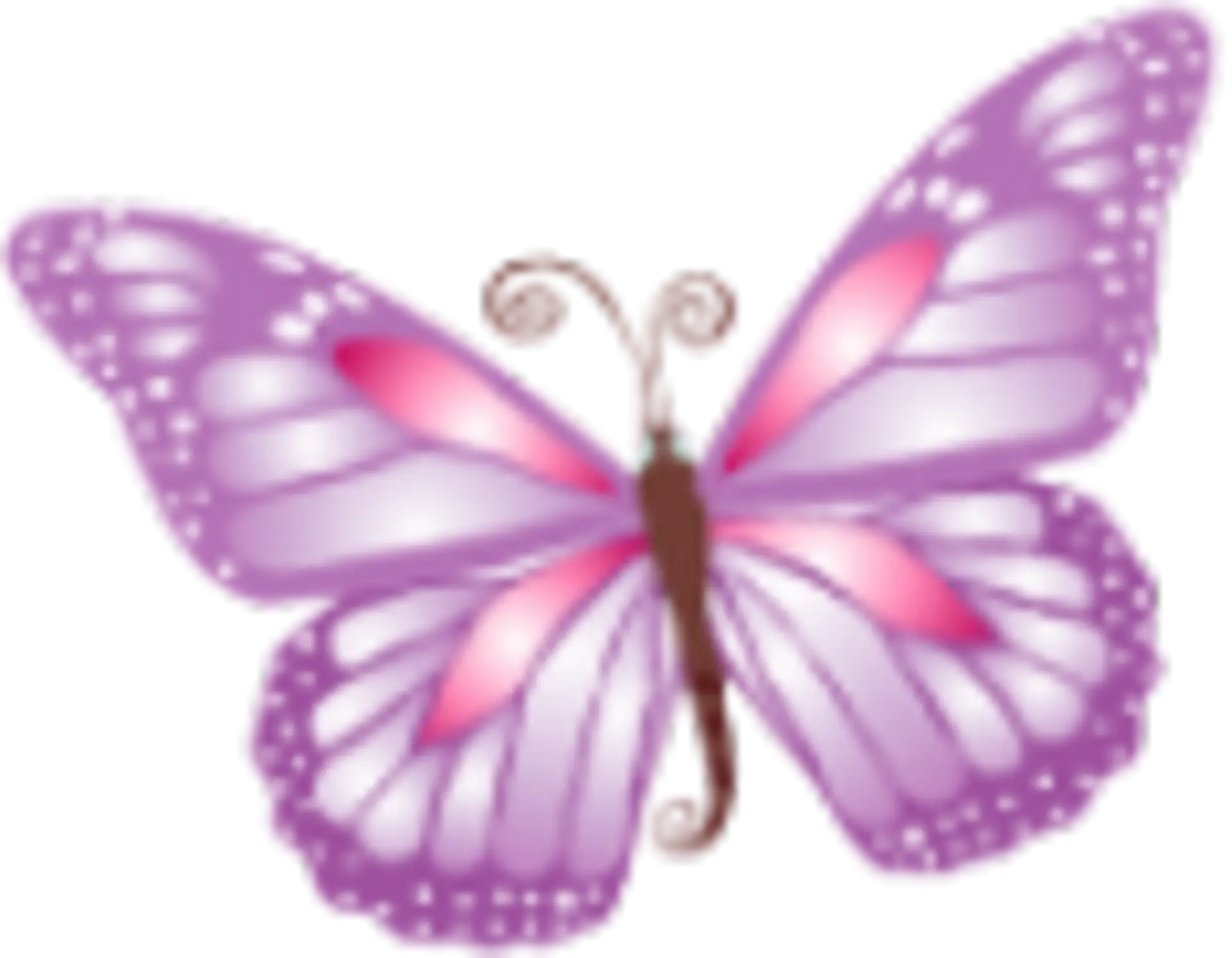 Beautiful Purple Butterfly Illustration
