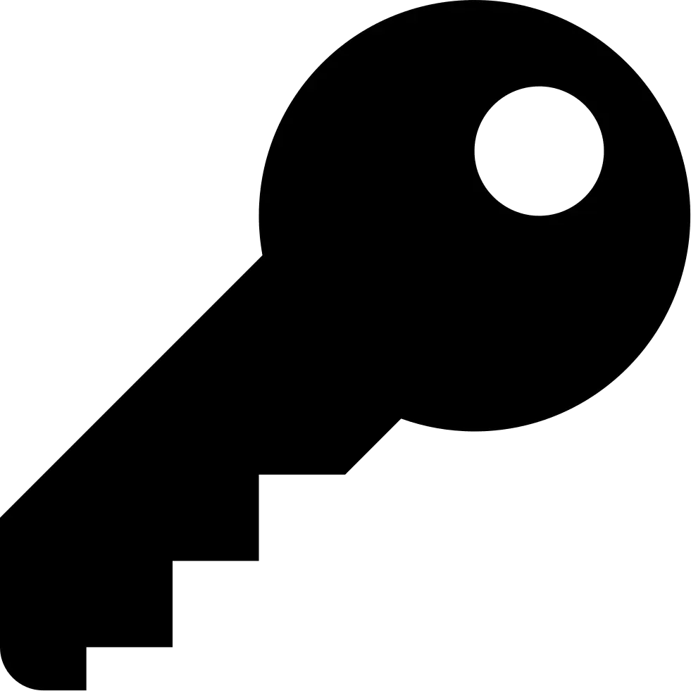 Black Key Silhouette Design