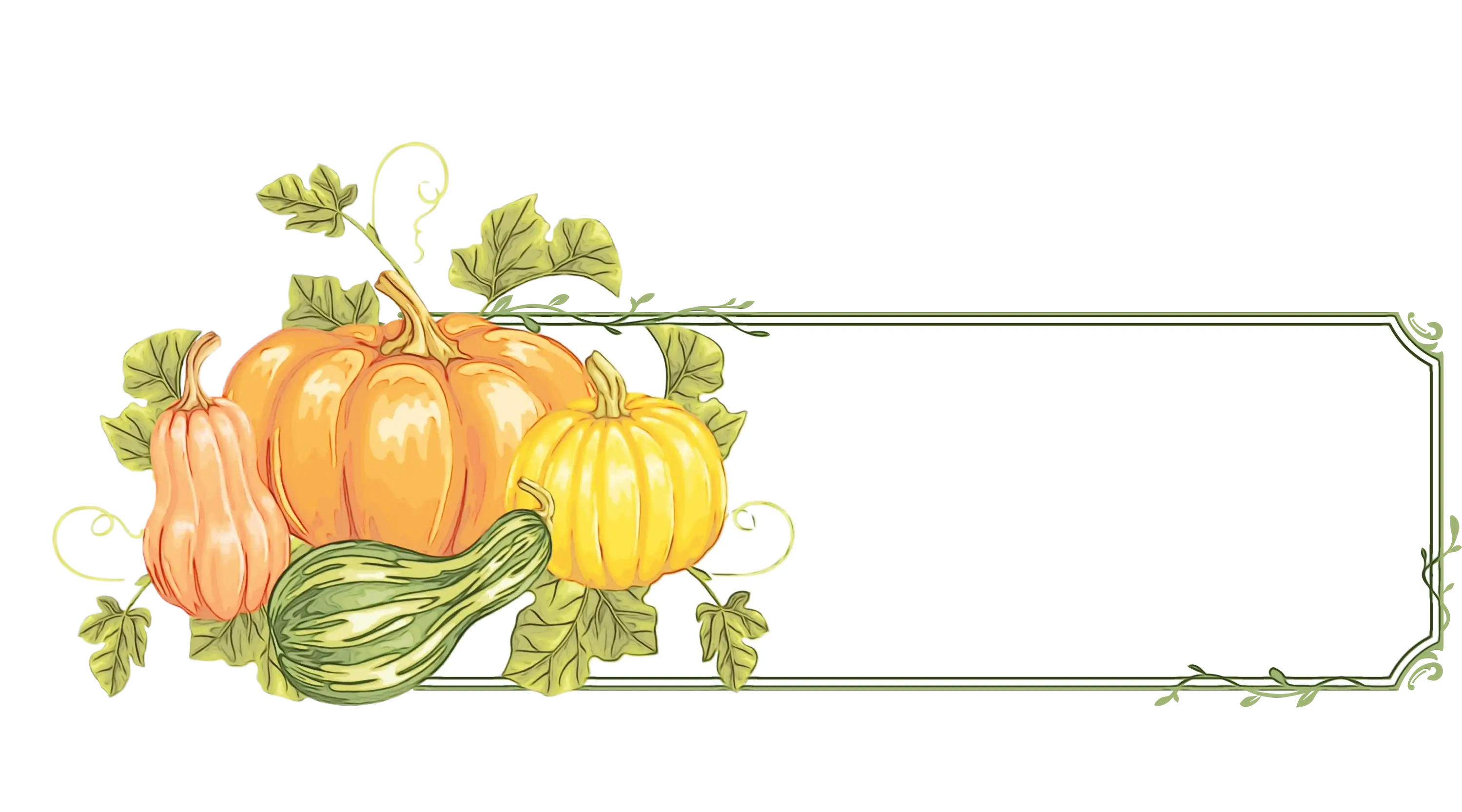 Pumpkin Banner for Fall Harvest Decor