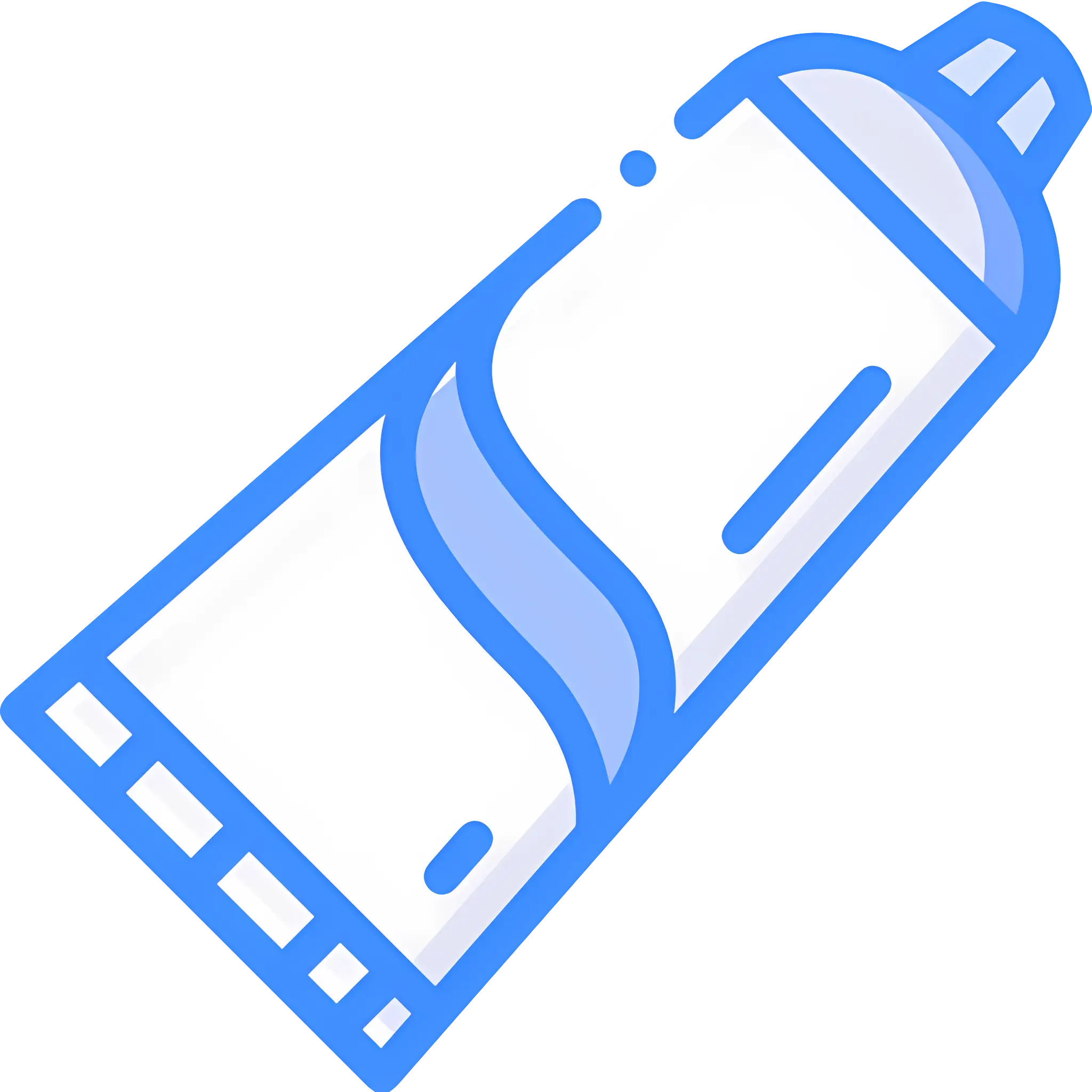 Blue Toothpaste Tube