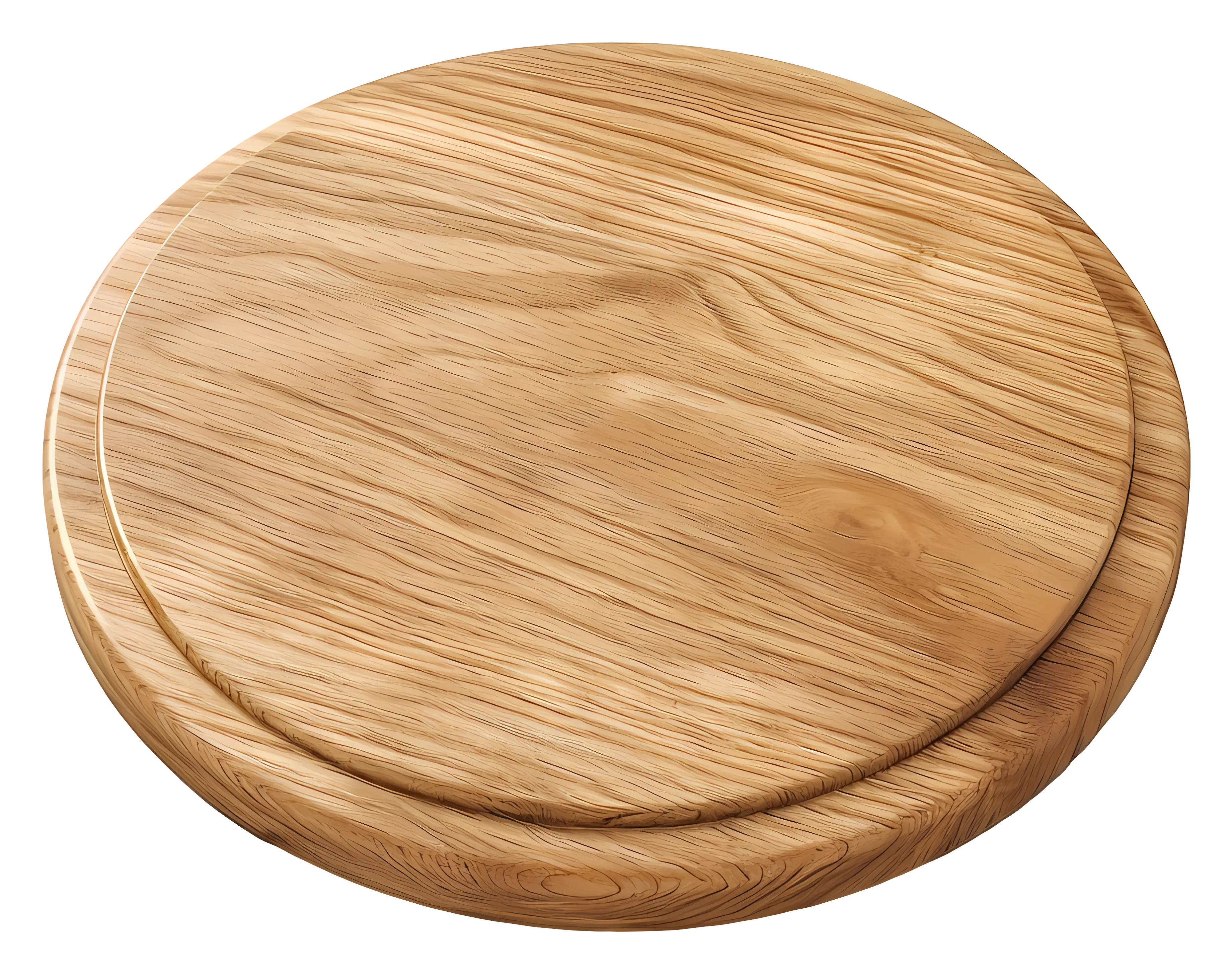 Wooden Circular Kitchen Serving Board