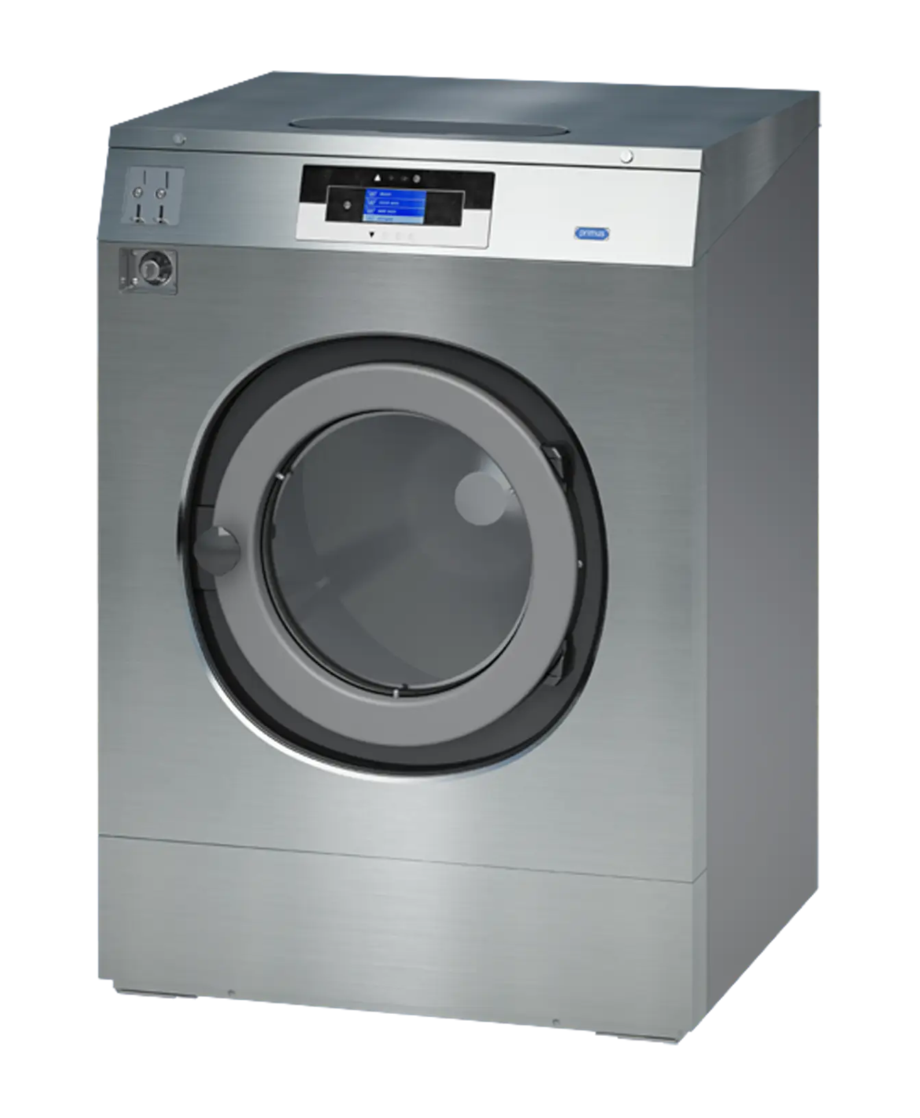 Modern Silver Washing Machine for Laundry