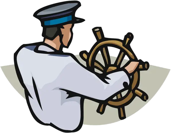 Sailor Steering the Ship