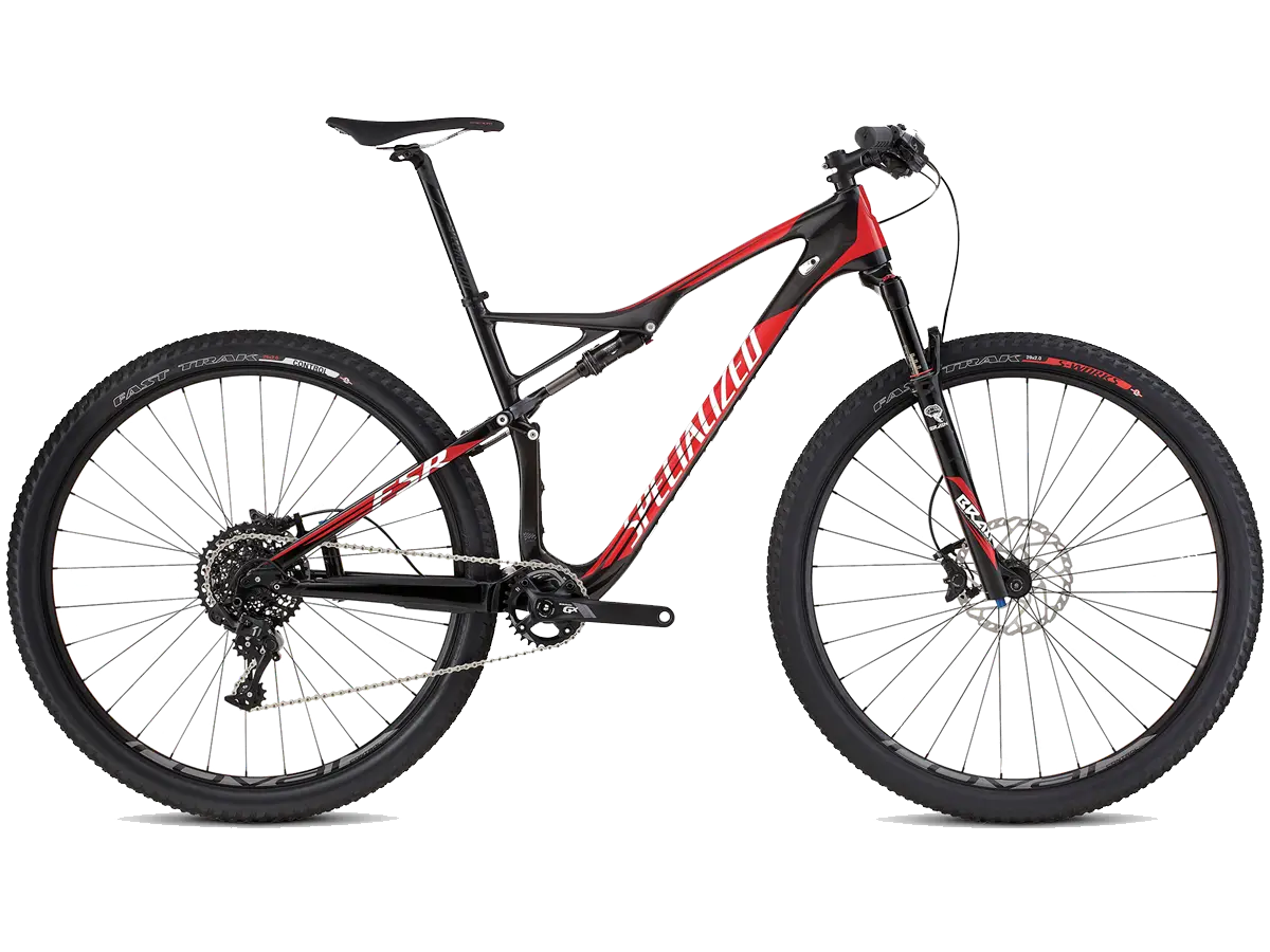 Black and Red Mountain Bike for Adventures