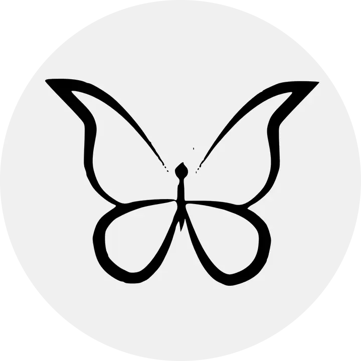 Simple Butterfly Illustration
