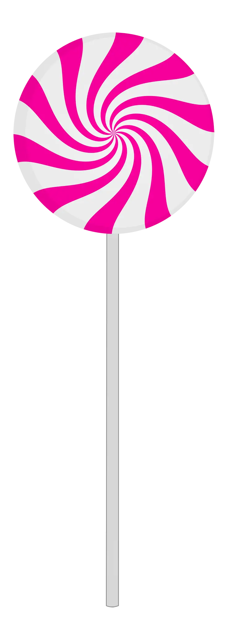 Pink Swirl Pattern Lollipop