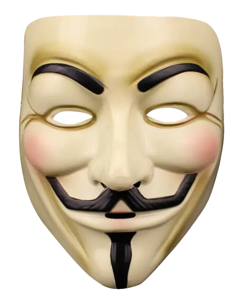 Iconic Guy Fawkes Mask Illustration