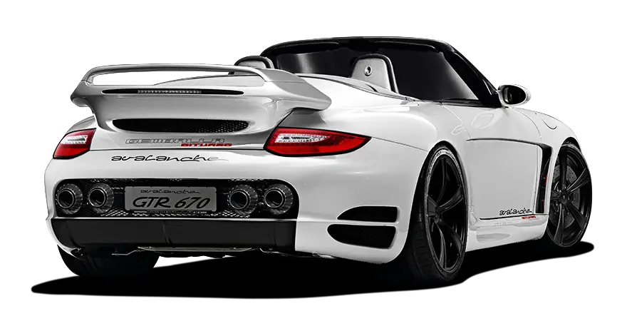 White Luxury Sports Car