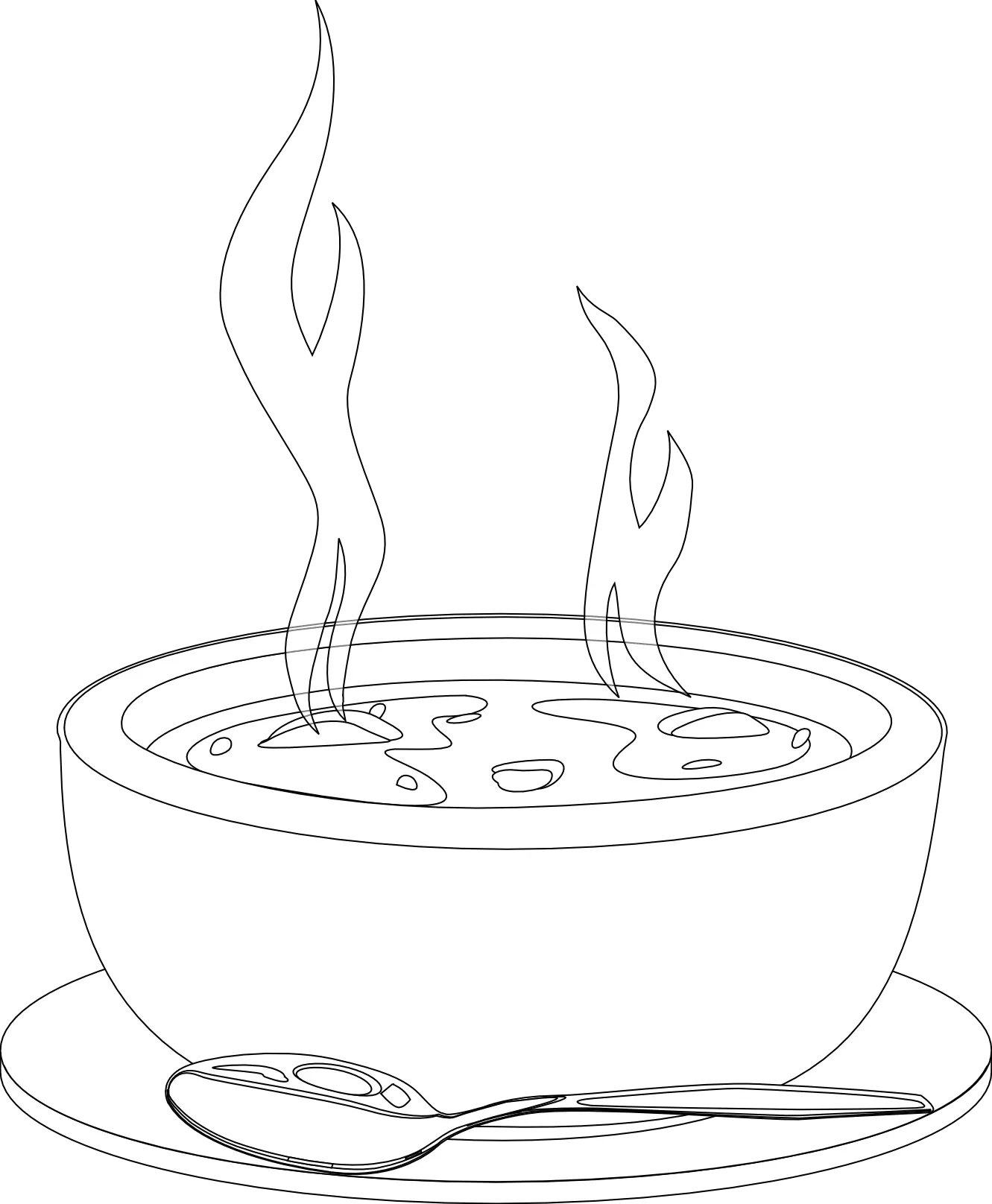 Steaming Bowl of Soup