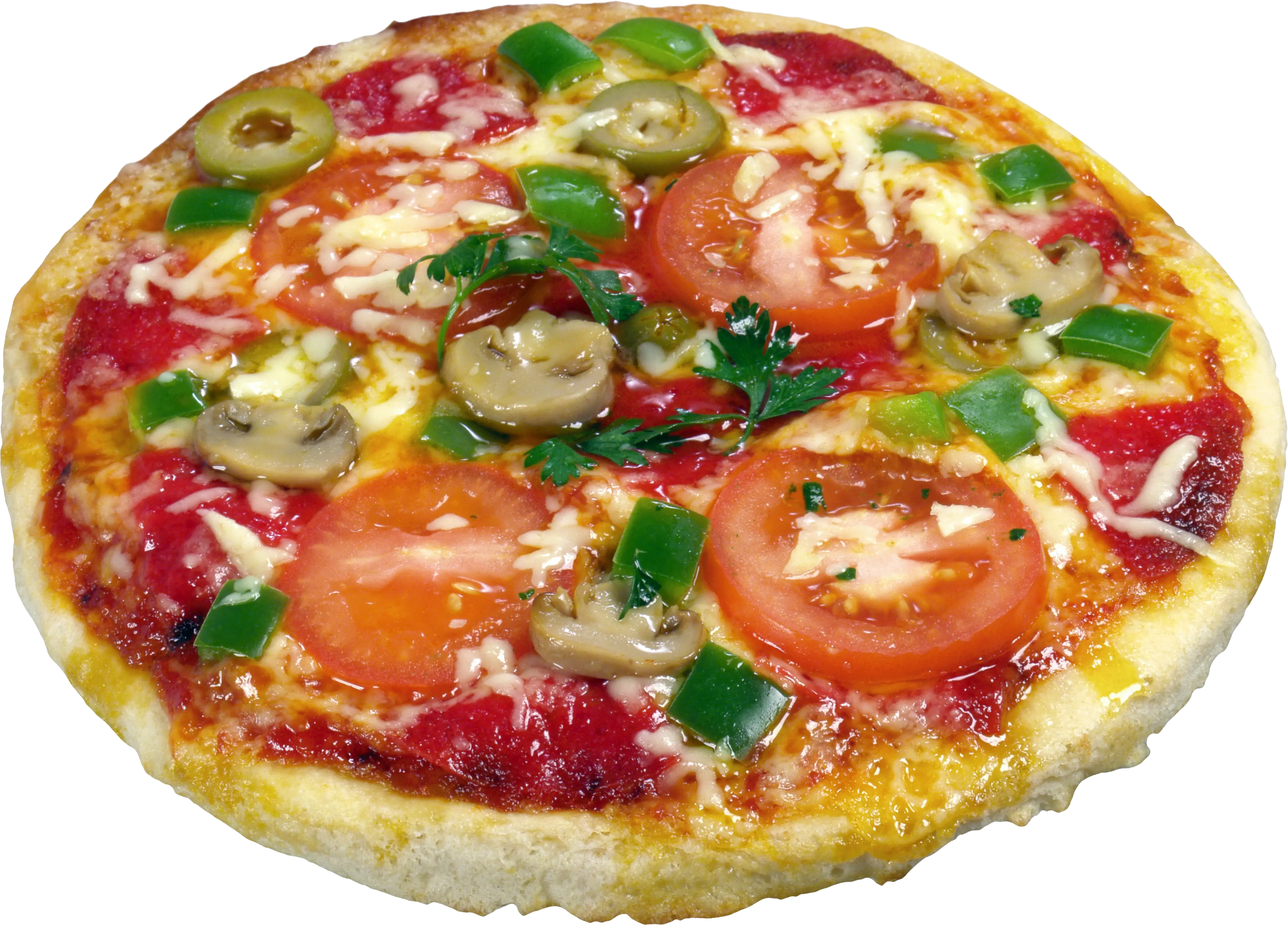 Fresh Vegetable Pizza with Toppings