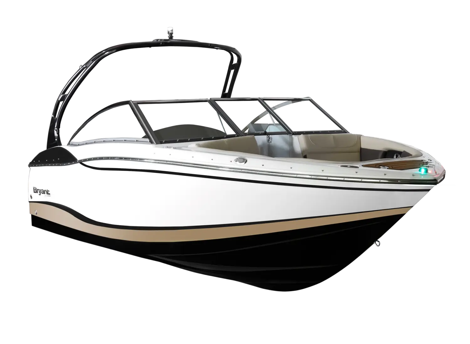 White and Black Boat for Recreational Use