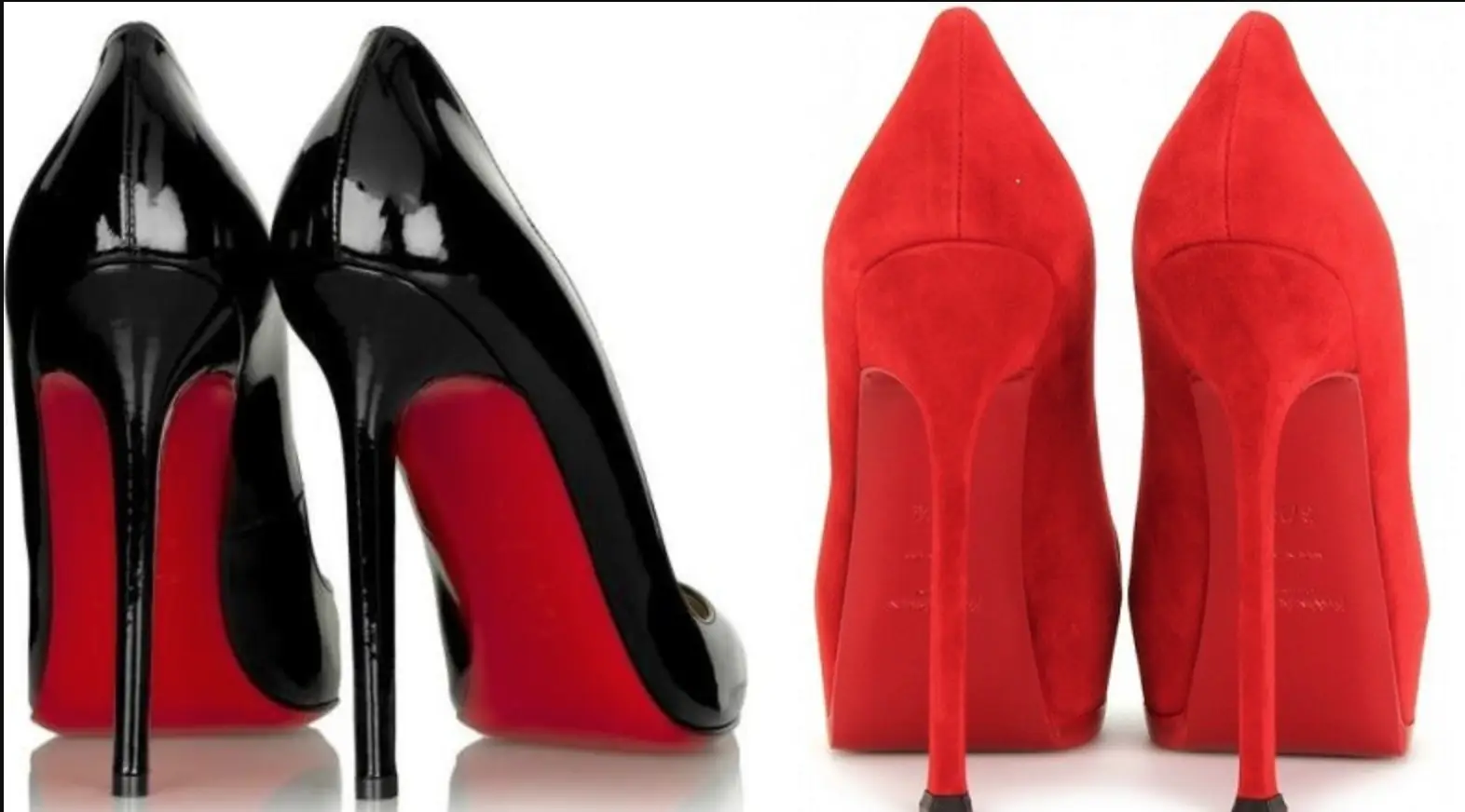Black and Red High Heels