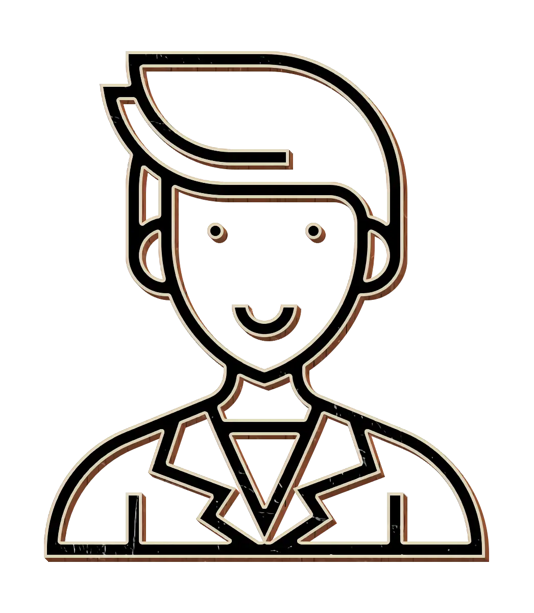 Line Art Person Icon Illustration