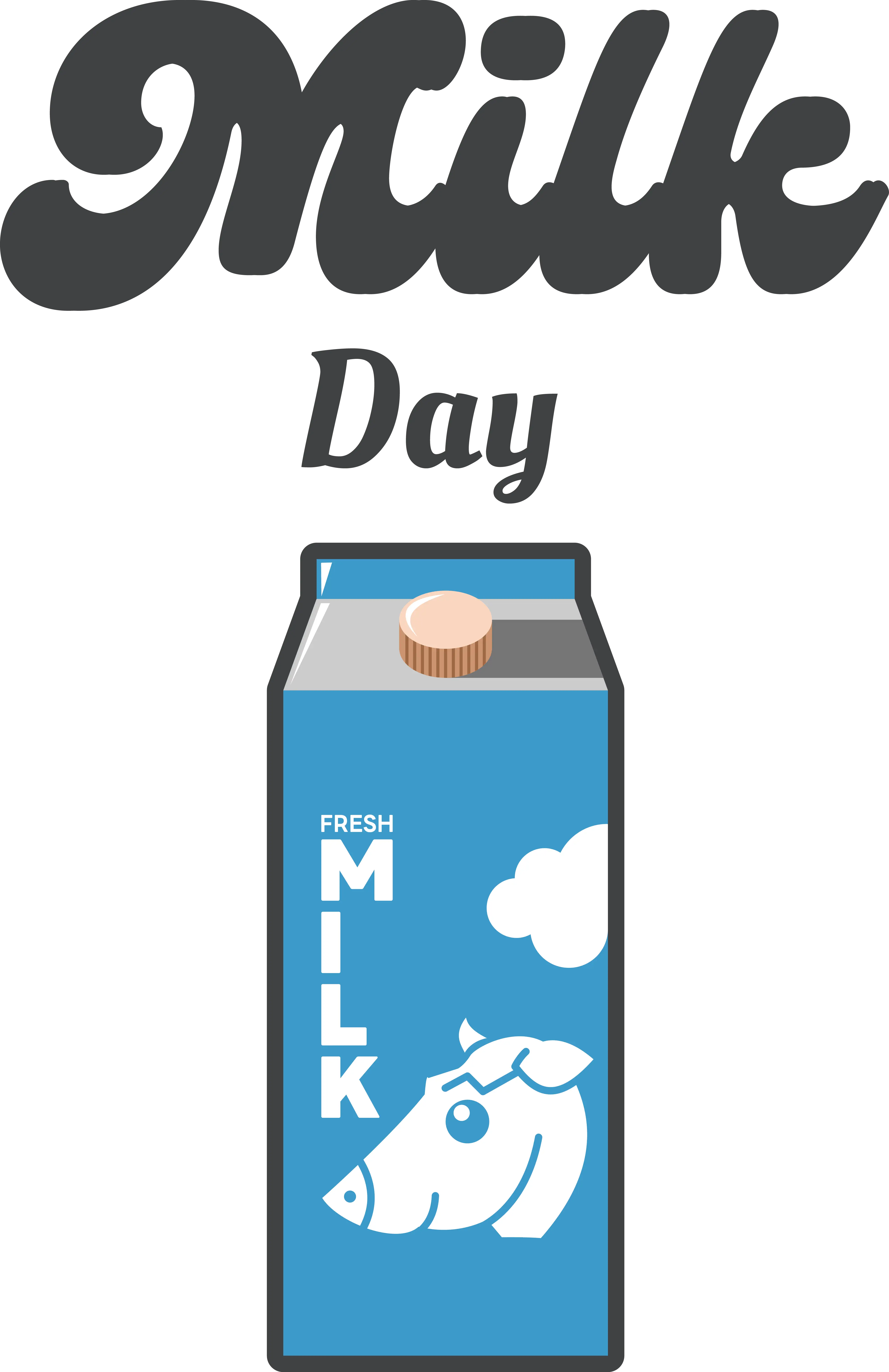 Fresh Milk Carton for Milk Day