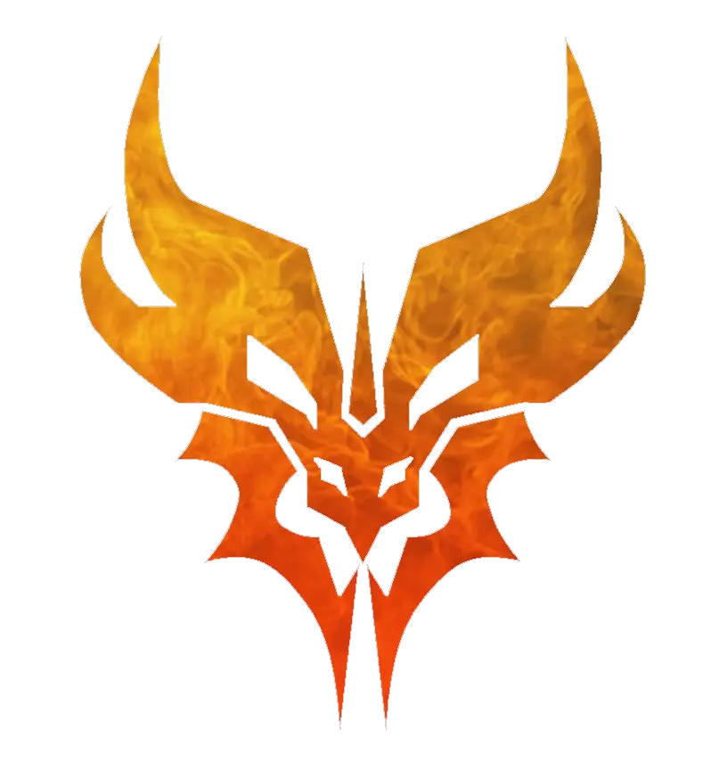 Fiery Demon Logo for Fantasy Themes