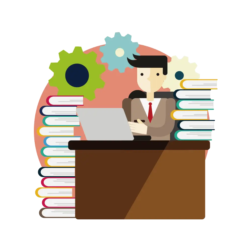 Office Worker at Desk