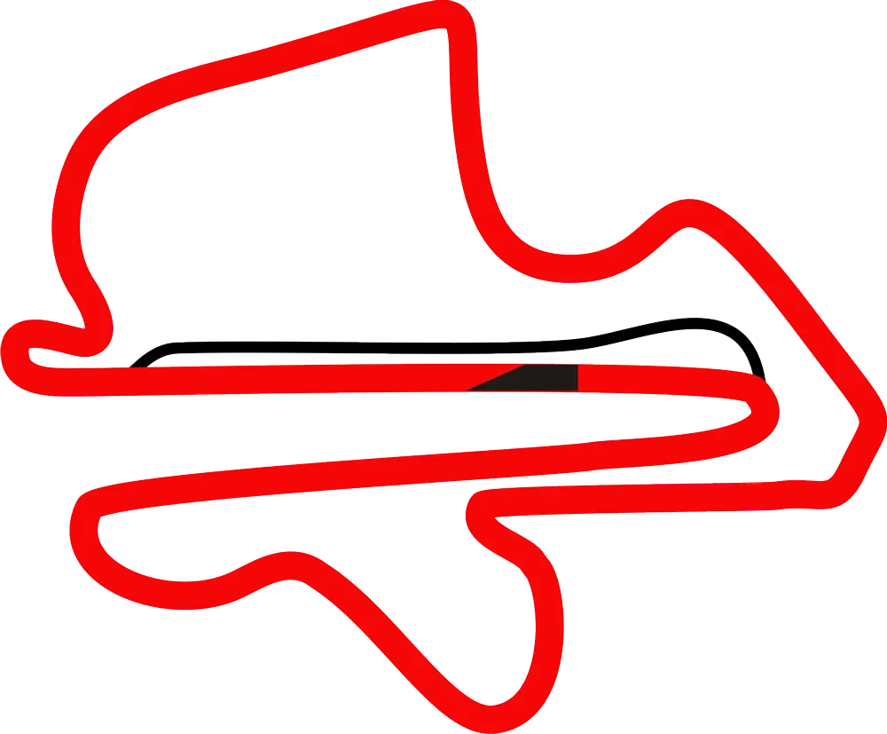 Stylized Map of a Race Track
