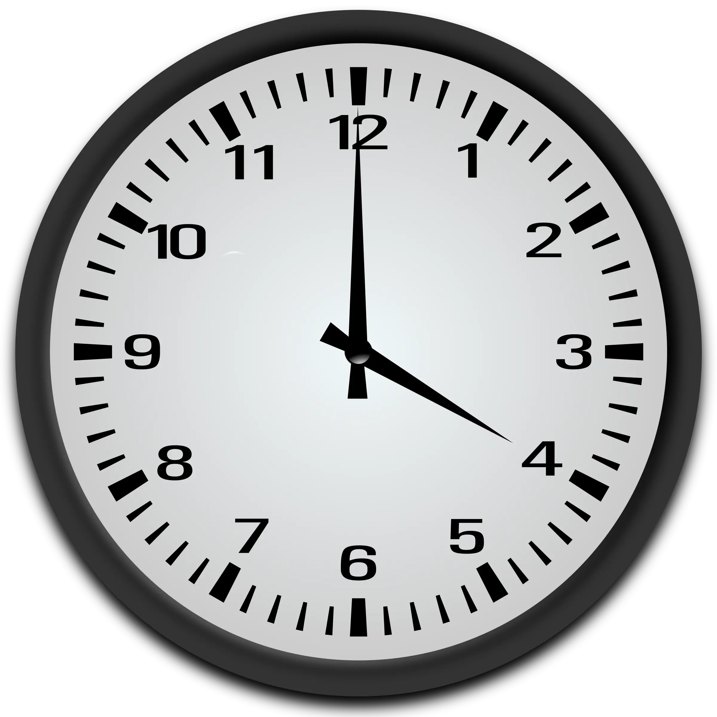Clock Showing 12 O&#039;Clock