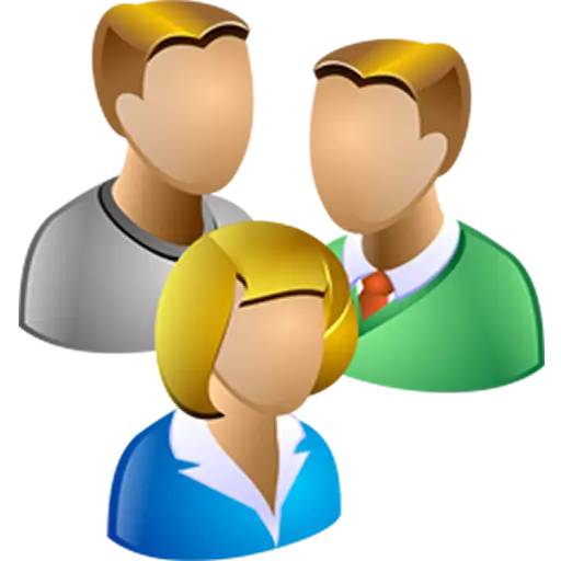 Group of People Avatar in Colorful Design