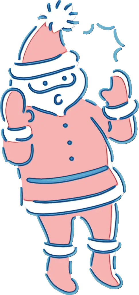 Cute Santa Claus Illustration