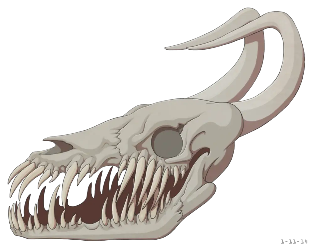 Fierce Skull Illustration