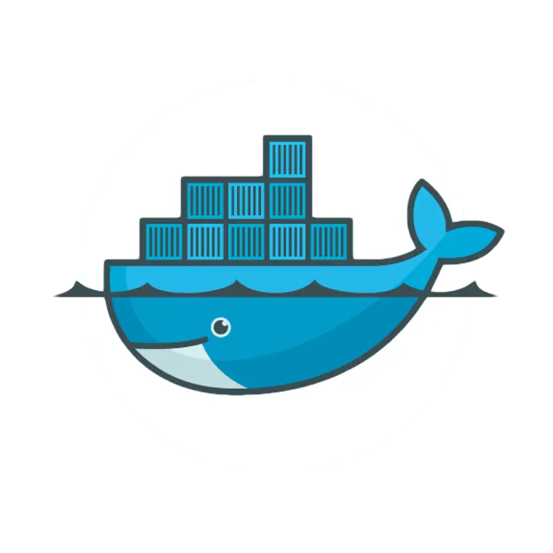 Blue Whale Illustration with Shipping Containers