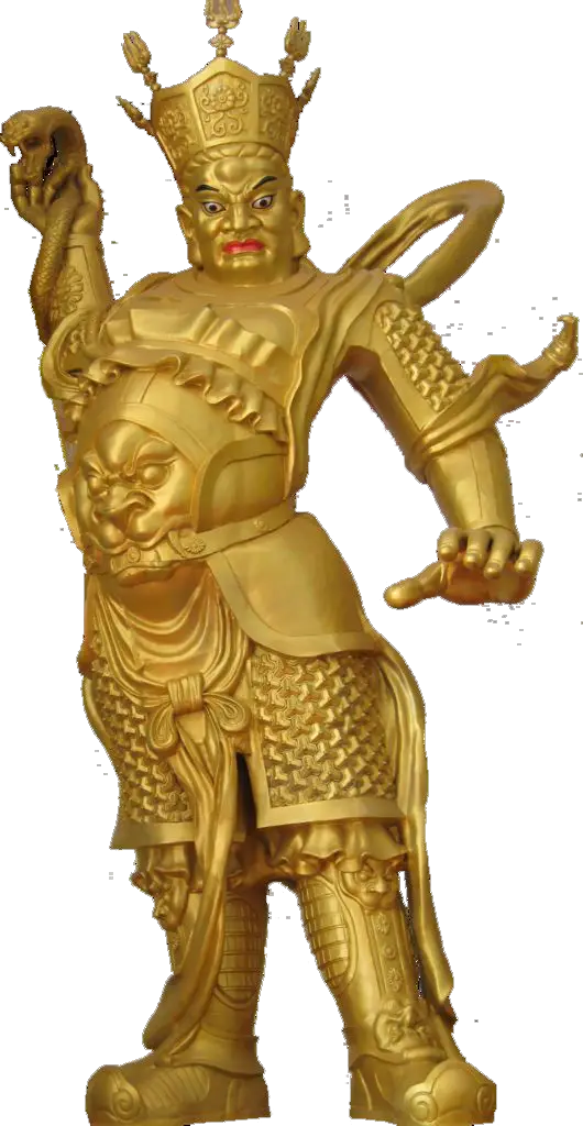 Golden Warrior Statue